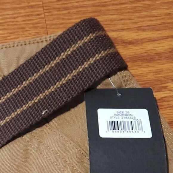 Lee Shorts Mens 29 Bourbon Stretch Cargos Belted Hiking Cotton Outdoor Pockets - Picture 5 of 6